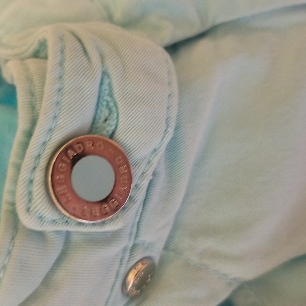 Leggiardro women's mint green pants - Picture 5 of 10